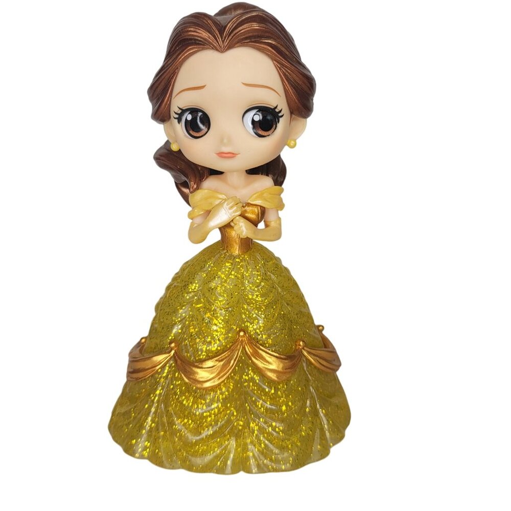 Disney Princess Belle Figurine q posket Beauty & The Beast Collectible 4" Tall